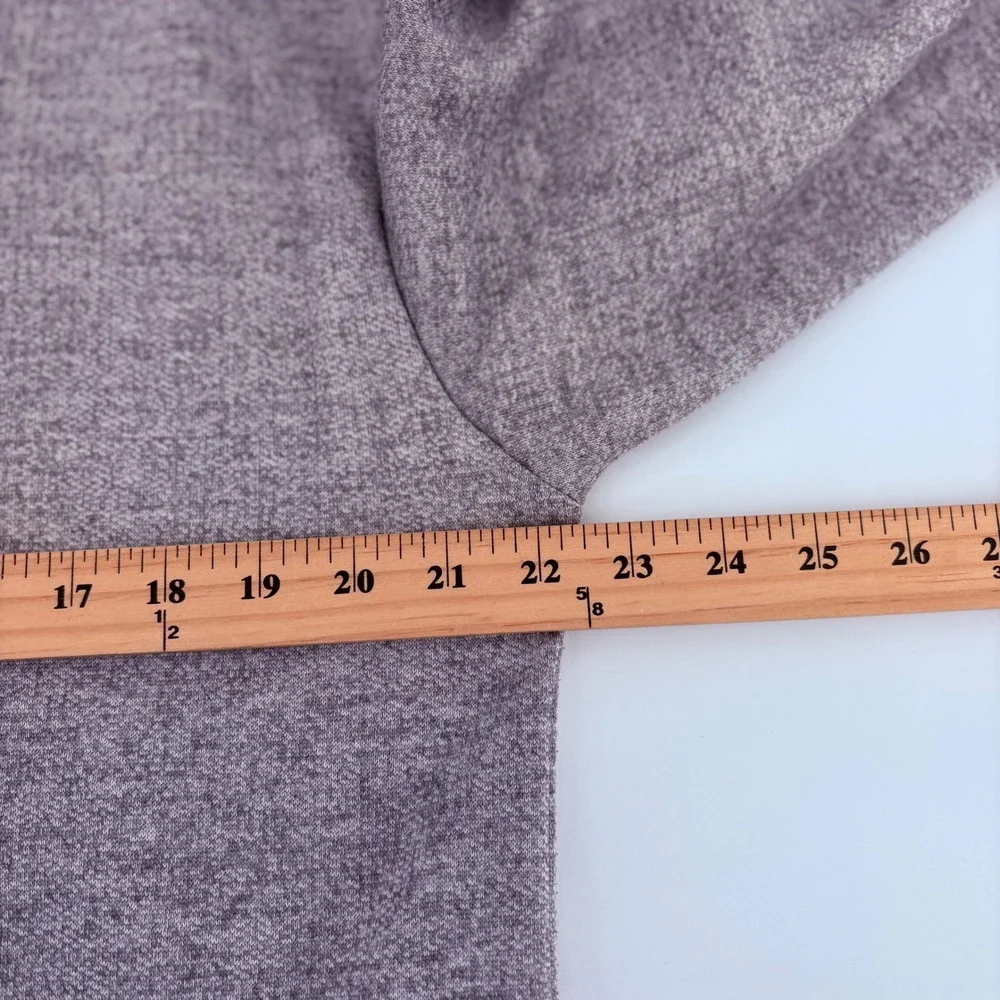Basic Editions Womens Gray‎ Panda Gingham Pocket Lounge Sweatshirt Dress Medium